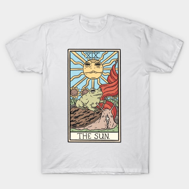 The Sun Toad Tarot T-Shirt by Jewelia